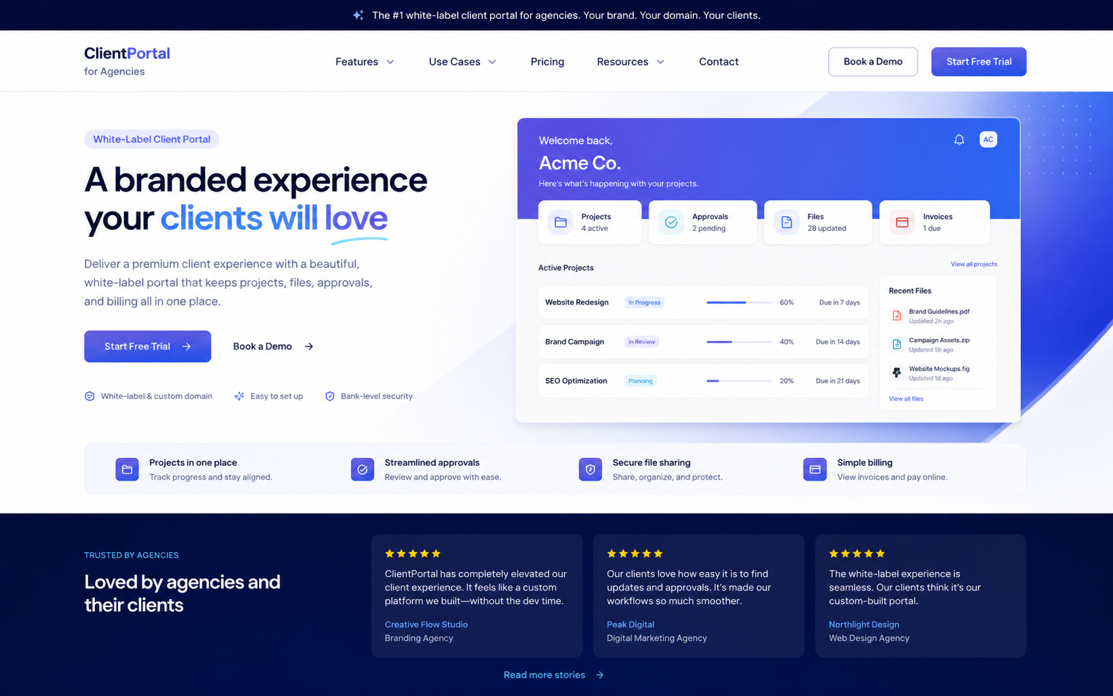 ClientPortal Agency SaaS
