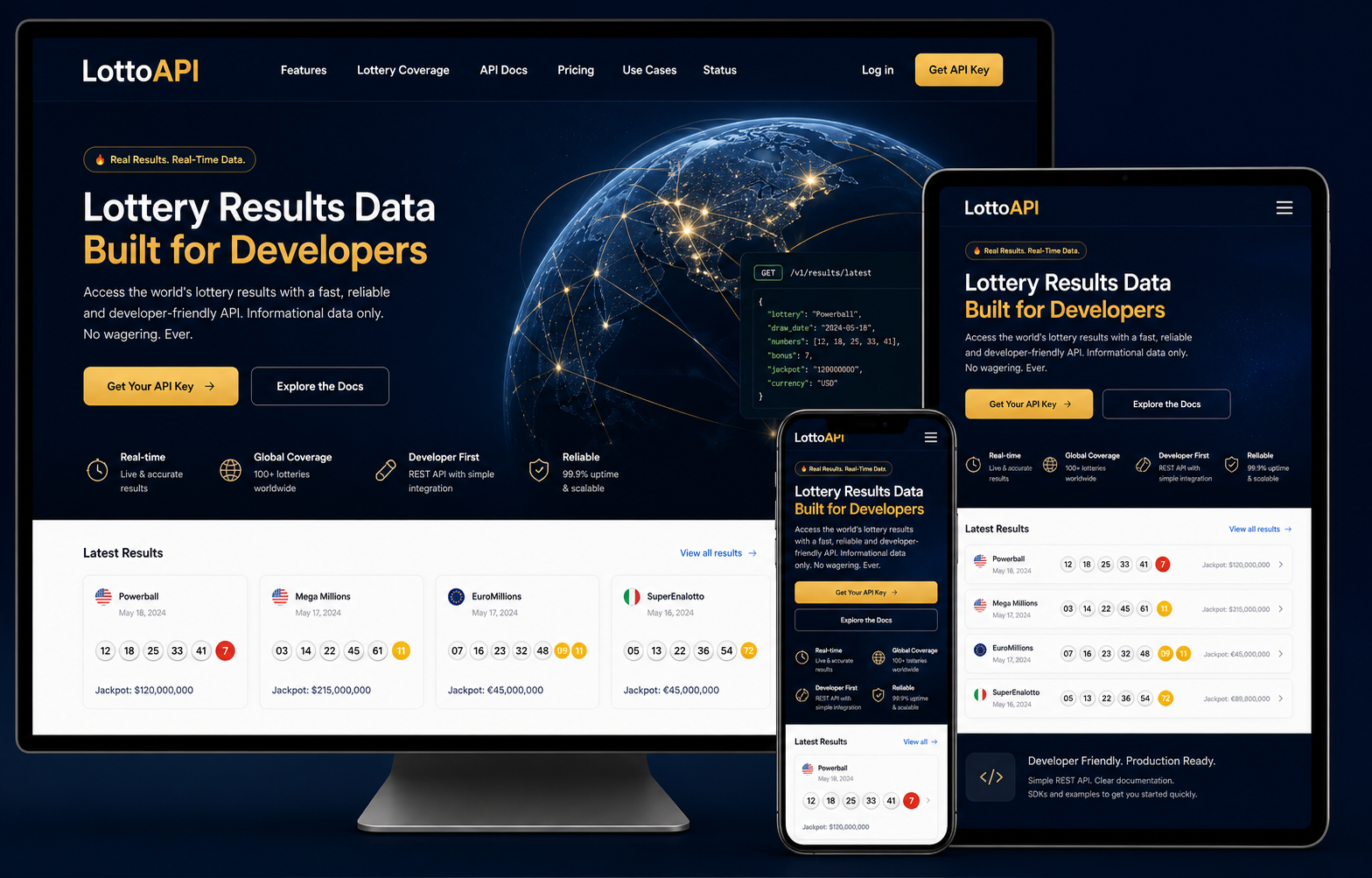 LottoAPI Results Service
