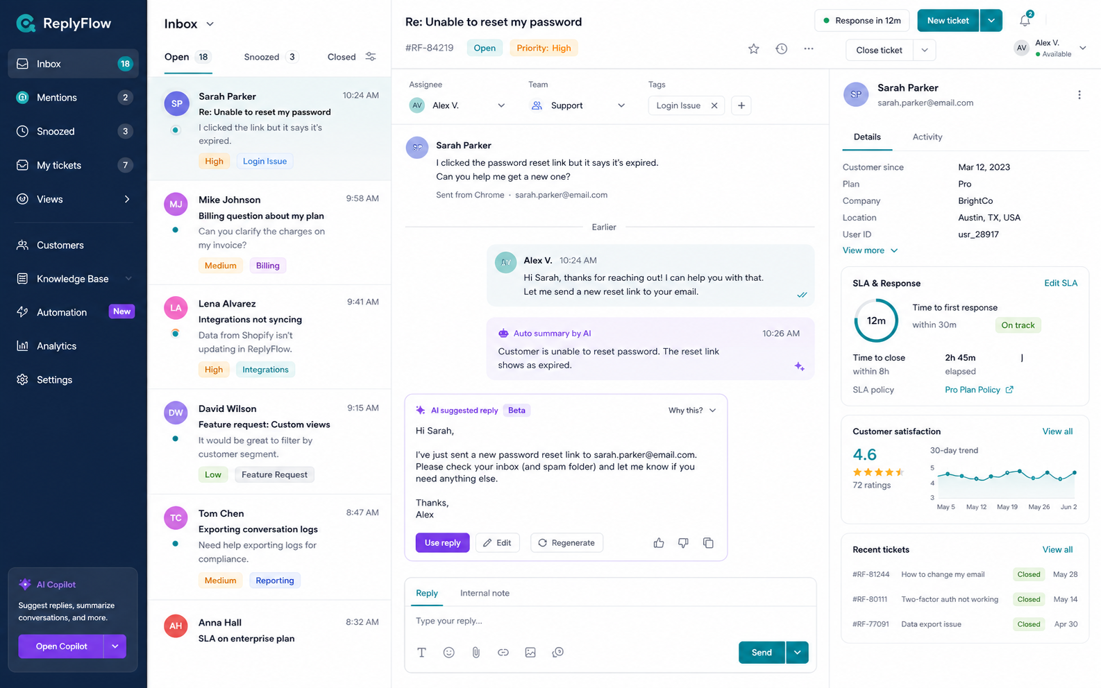ReplyFlow Support Suite