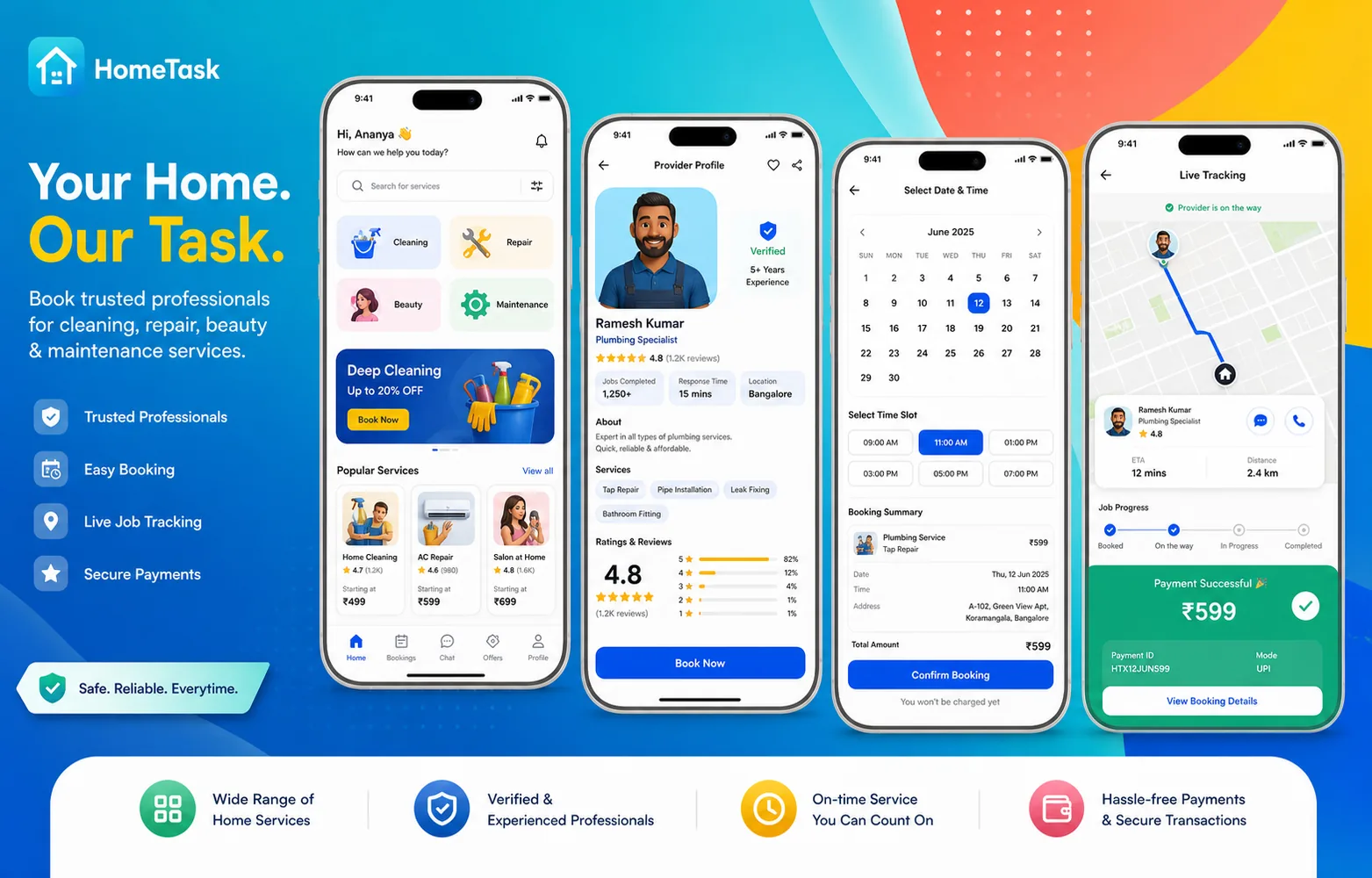 HomeTask Services App
