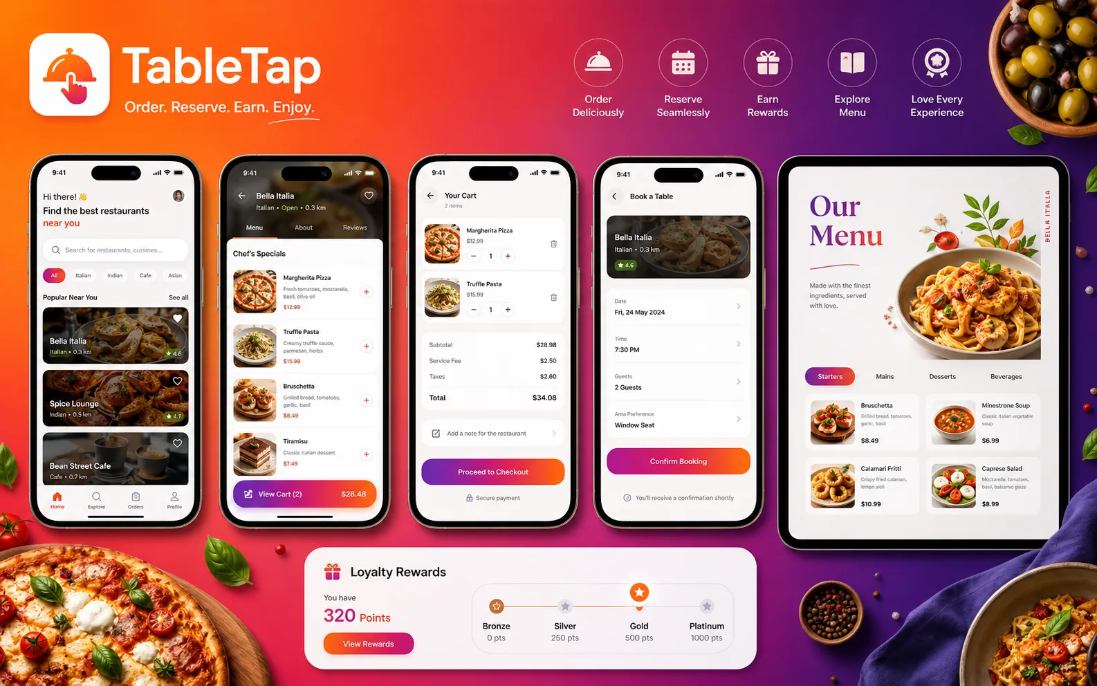 TableTap Restaurant App