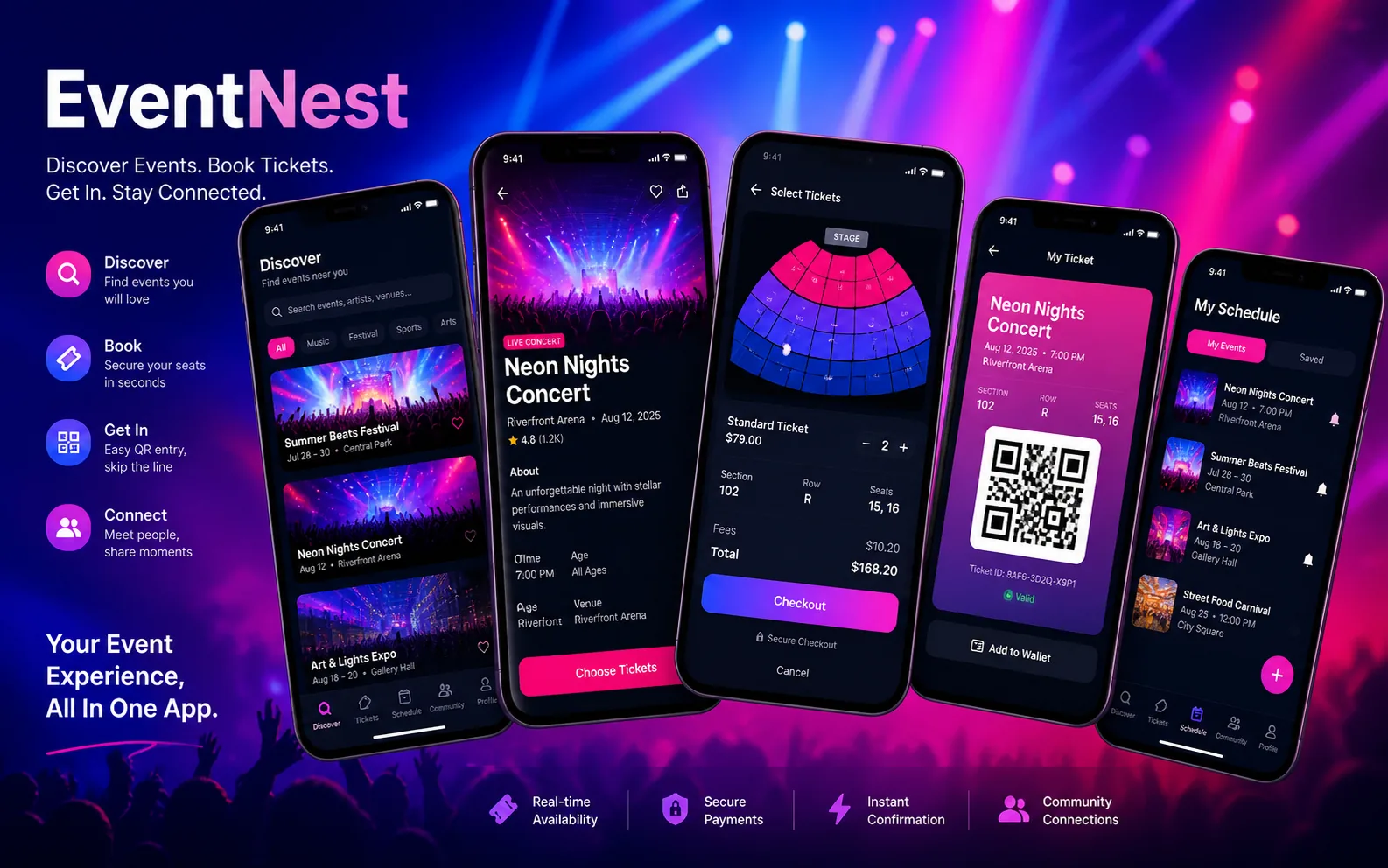 EventNest Tickets App